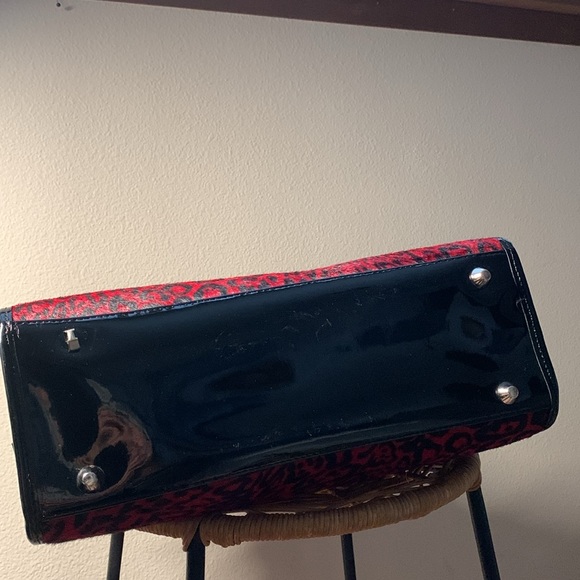 White House Black Market pony hair, red and black “animal print”, - Picture 8 of 8